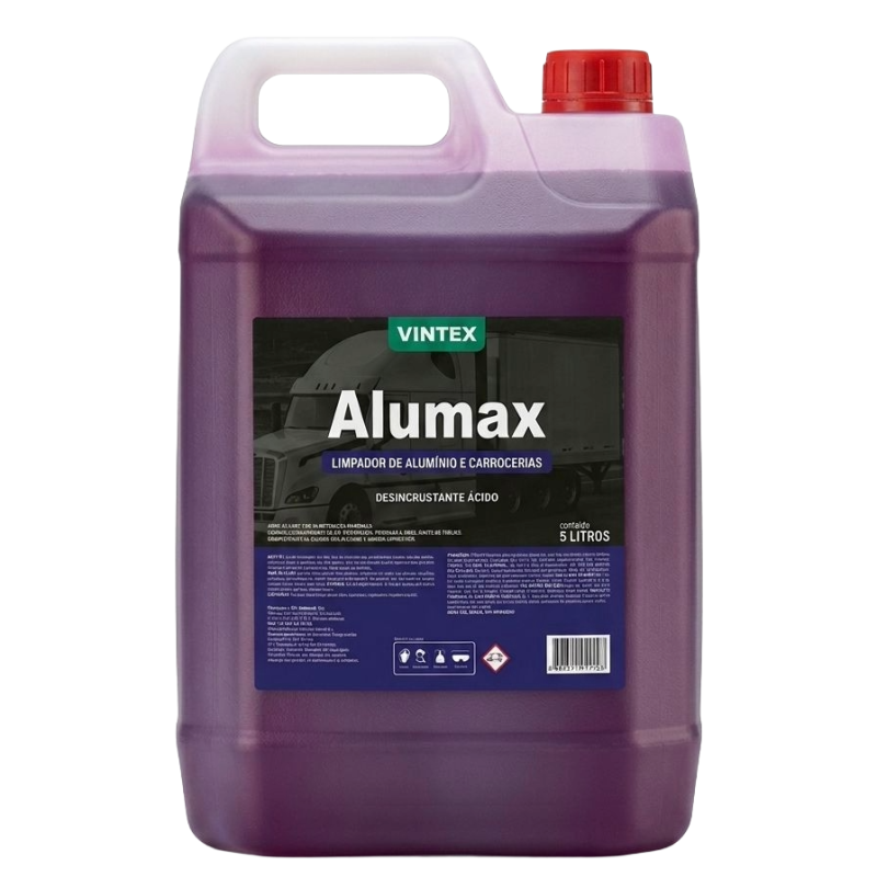 Vintex Alumax - Güçlü Asitli Alüminyum & Şasi Temizleyici - 5 Litre