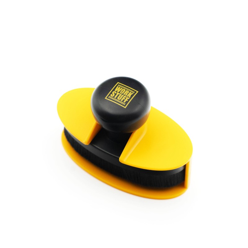 Work Stuff CYCLONE XL – Lastik Parlatıcı Uygulama için Büyük  Fırça ( Saklama Kabı ile Birlikte ) 