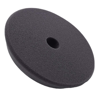 Destekli Cırt Tabanlı 155/175mm Orbital Uyumlu Siyah Wax & Cila Süngeri