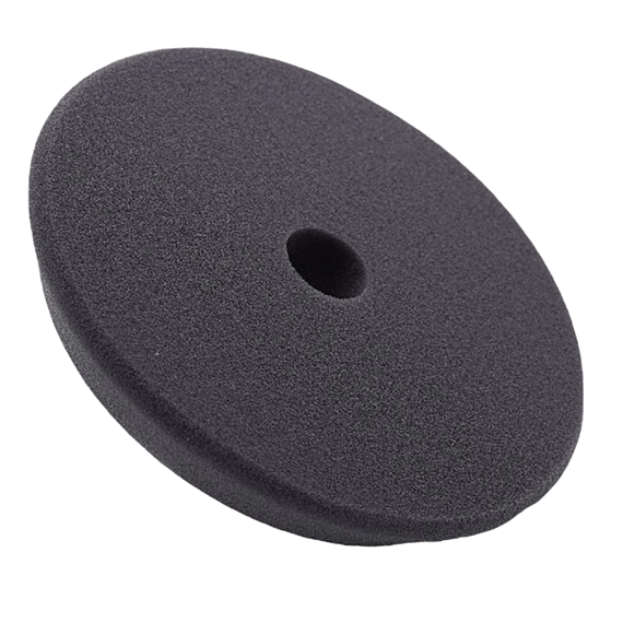 Destekli Cırt Tabanlı 155/175mm Orbital Uyumlu Siyah Wax & Cila Süngeri