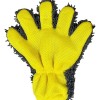 Ergonomik Beş Parmak Tasarımlı İç Ve Dış Temizlik Için Çift Yüz( mikrofiber + carbon) Araç Yıkama Eldiveni
