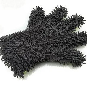 Ergonomik Beş Parmak Tasarımlı İç Ve Dış Temizlik Için Çift Yüz( mikrofiber + carbon) Araç Yıkama Eldiveni
