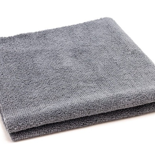 Çift Yüz Basic Kenarsız Gri mikrofiber Bez - 40 cm*40 cm  - 380gsm