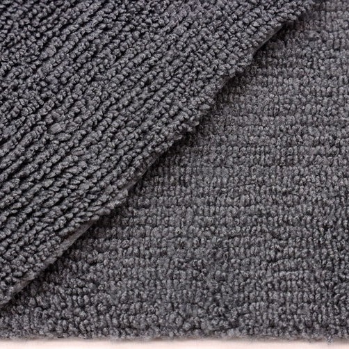 Çift Yüz Basic Kenarsız Gri mikrofiber Bez - 40 cm*40 cm  - 380gsm