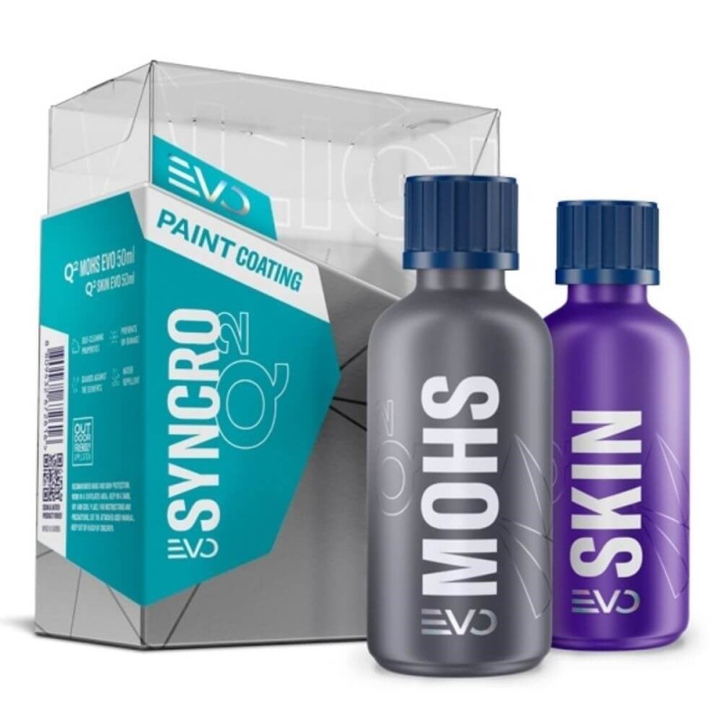 GYEON Q² Syncro EVO Light Box Çift Katman Seramik Kaplama – 50 ml + 50 ml 