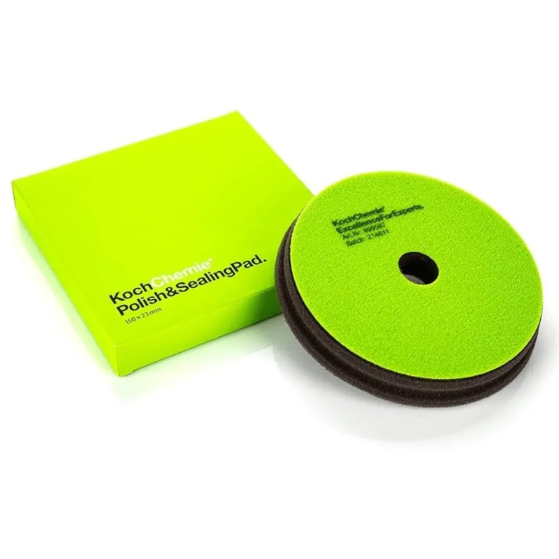 Koch Chemie PSP 150mm Polish & Sealing Pad - Yeşil Boya Koruma Cila Uygulama Sünger Pad  