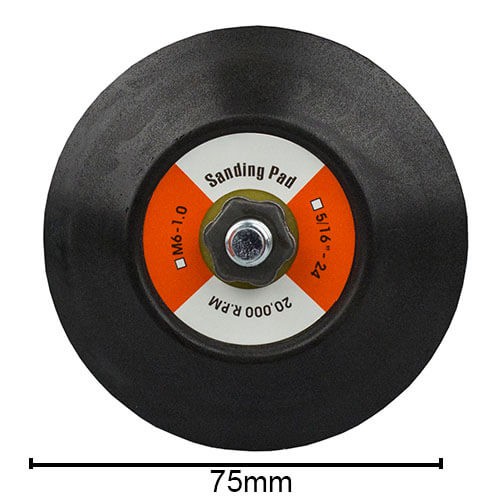 KRAUSS 75mm Orbital ve Dual Action Polisaj Makinası Tabanı M6