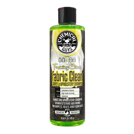  Chemical Guys Foaming Citrus Fabric Clean  - 1:20 Konsantre Limon Kokulu & Köpüklü Genel Temizlik  473ml