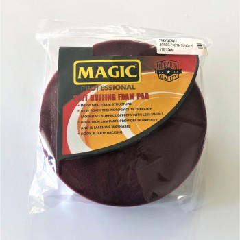          Magic 3000 Seri Silikon Cırt Tabanlı Bordo Agresif Pasta Süngeri 180mm * 30mm