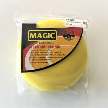               Magic 3000 Seri Silikon Cırt Tabanlı Sarı İnce Pasta ve Hare Giderici Süngeri 180mm * 30mm