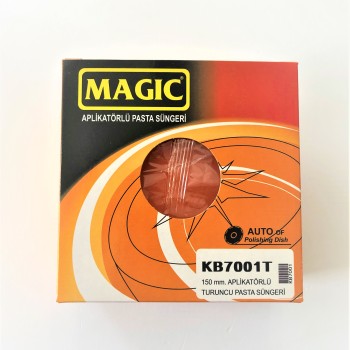          Magic 150mm Aplikatörlü Turuncu Pasta Süngeri