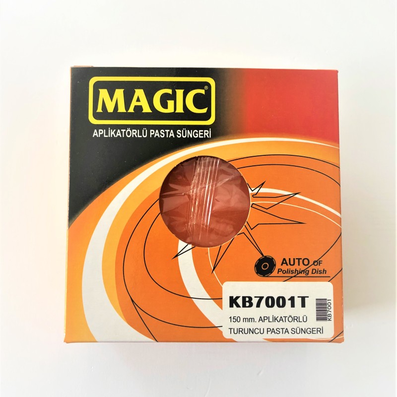          Magic 150mm Aplikatörlü Turuncu Pasta Süngeri