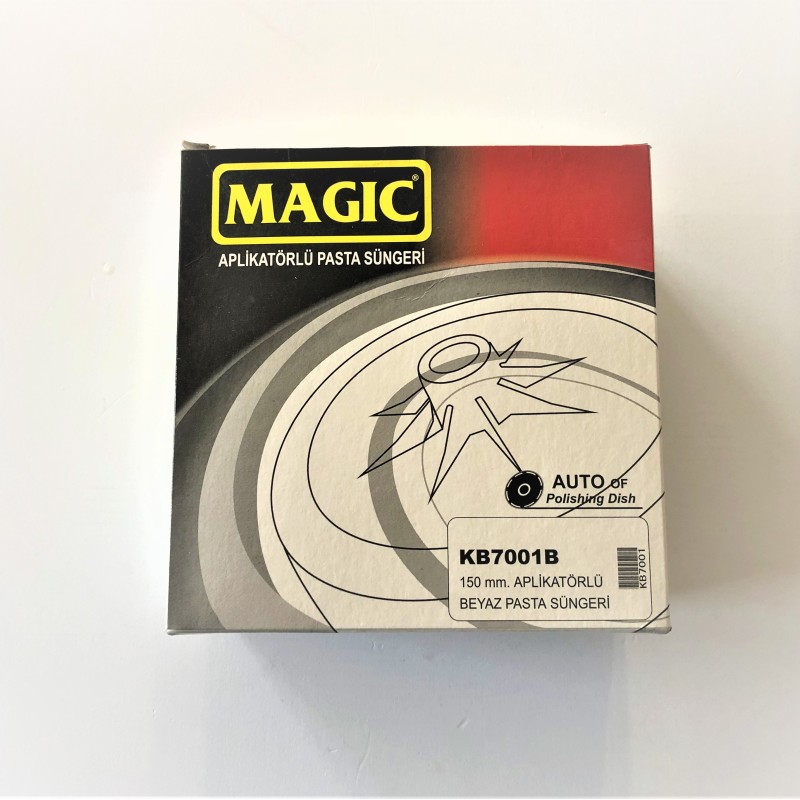          Magic 150mm Aplikatörlü Beyaz Pasta Süngeri