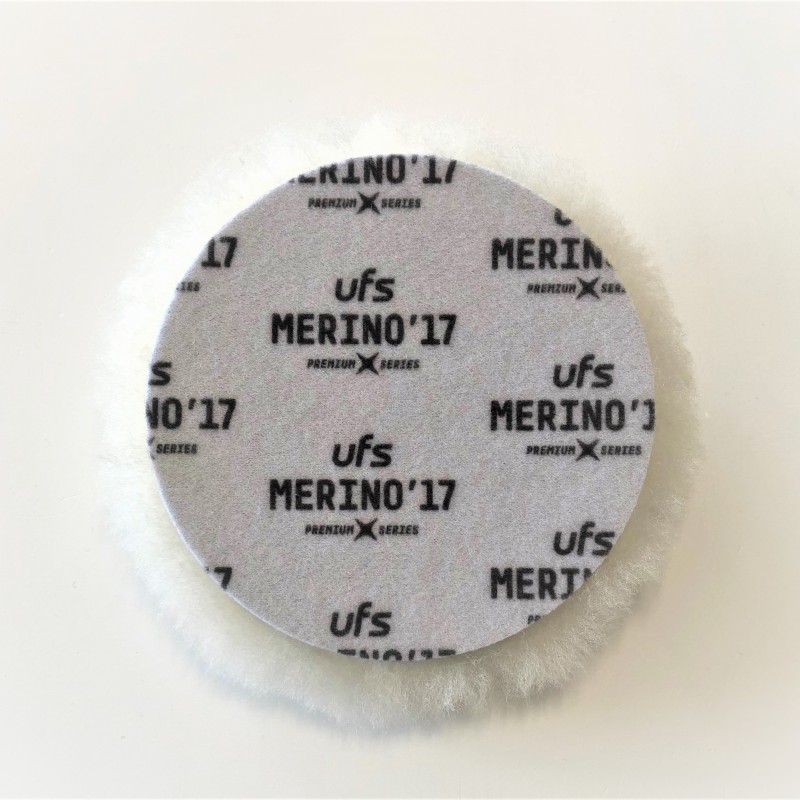 Ufs 160 mm Premıum Beyaz Merino Pasta Keçesi ( Tüy Boyu 25 mm ) *