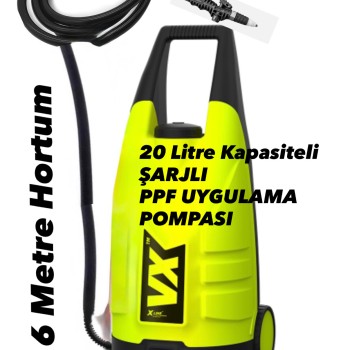                                                                                                            MAROLEX VX X-LINE Bataryalı PPF ve Cam Filmi Uygulamaları için Sıvı Püskürtücü ( 20 Litre Hazneli )