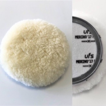 Ufs 160 mm Premium Focus Tabanlı Beyaz Merino Pasta Keçesi ( Tüy Boyu 25 mm ) *