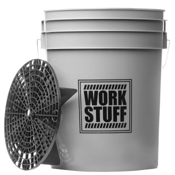             Work Stuff Gri Detaylandırma Kovası WHEELS ( Jant ) - 20 Litre + Grit Guard (Süzgeç)  2'liSet 