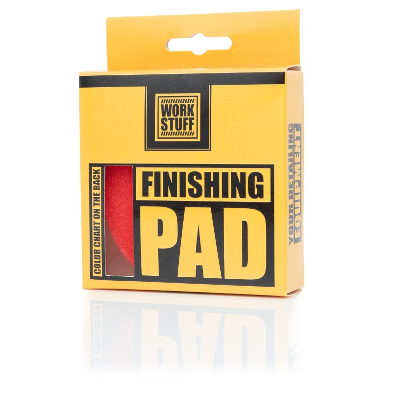                  Work Stuff Finishing PAD – Kırmızı Cila Süngeri - 90mm/80mm