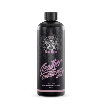                                                                                                            BadBoys Leather Conditioner MATT  - Deri Kokulu Deri Bakım ve Yenileme Kremi Doğal Mat Görünümlü – 500ml