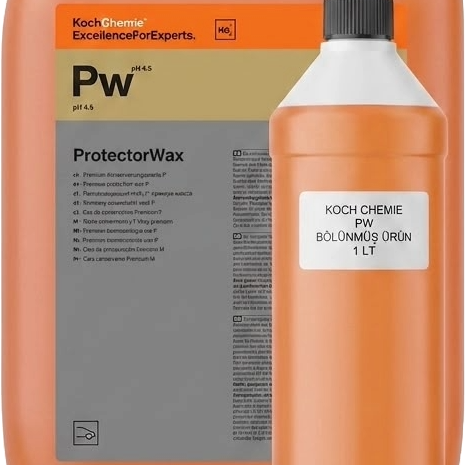 Koch Chemie PW Protector Wax  - ( BÖLÜNMÜŞ ÜRÜN )  Islak &Kuru Hızlı Cila Konsantre    1 Litre  
