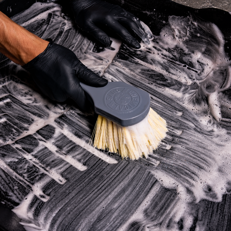     Chemical Guys Brush - Sarı Ağır Hizmet , Halı ve İç Temizlik Fırçası