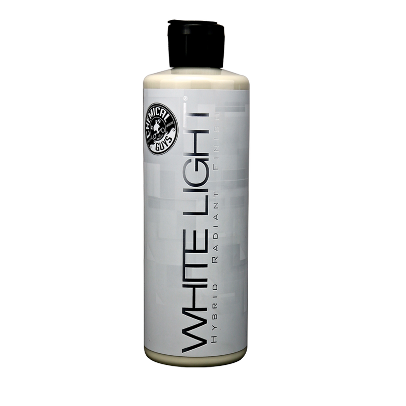 Chemical Guys White Light  – Beyaz Araçlar için Özel Kılcal Çizik Kapatıcı Yüksek Parlaklık veren Bakım ve Koruma Cilası – 473ml