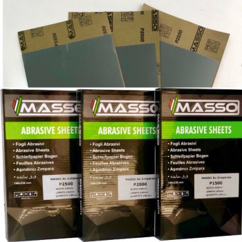 MASSO Zımpara SETİ 3 ü 1 Arada 1500-2000-2500 Kum Toplam 300 Adet
