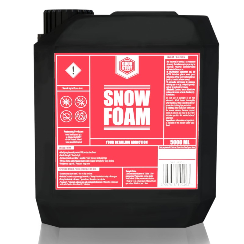    Good Stuff Snow Foam Ph Nötr Bol Köpüklü Araç Şampuanı 5 Litre