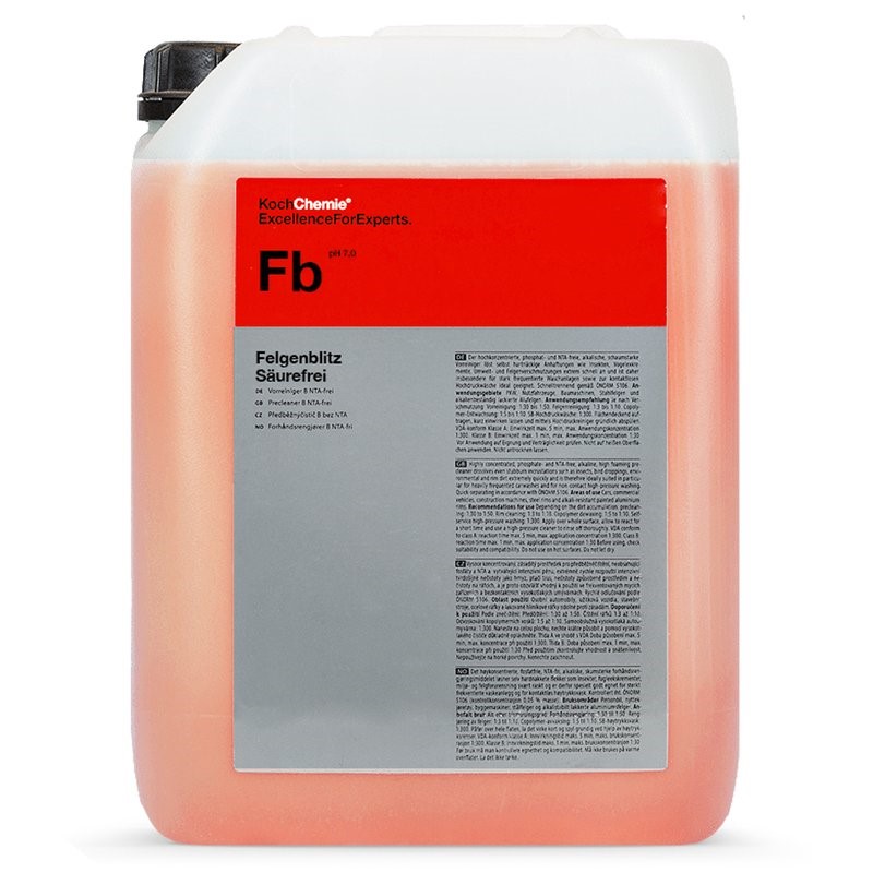Koch Chemie Fb Demirtozu Temizleyici ( Felgenblitzsäurefrei ) - 11kg 