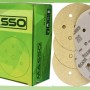 MASSO 7 Delik P80 Yuvarlak Cırtlı Disk Zımpara - 50 Adet 