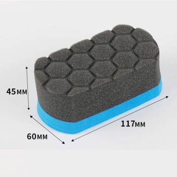               ParlatanAdamlar Hex Logic Lastik Cilası ve Araç Bakım Ürünleri Uygulama Aplikatör Pedi (117x60x(1.5+3)cm)