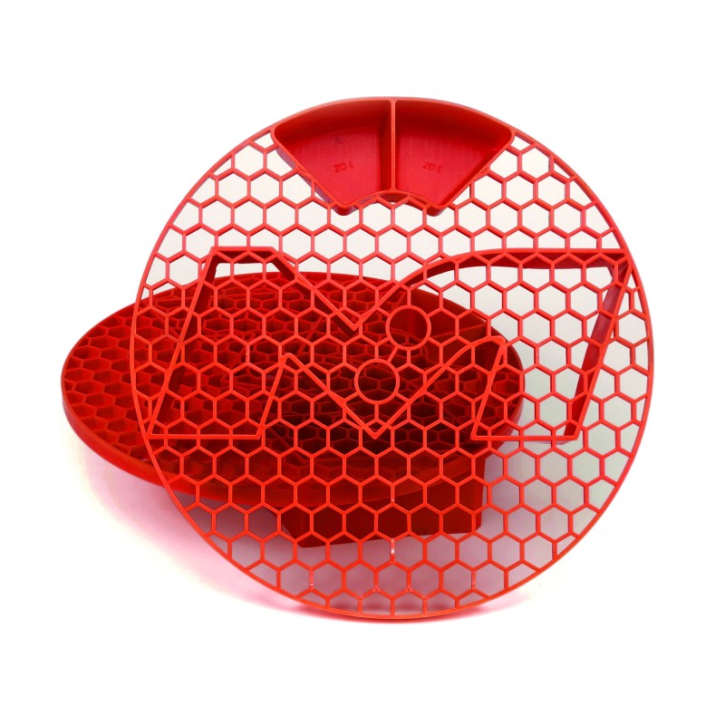                Şampuan Ölçek Hazneli (90ml+90ml) Detaylandırma Kovası Grit Guard (Süzgeç) Çap:26.5cm