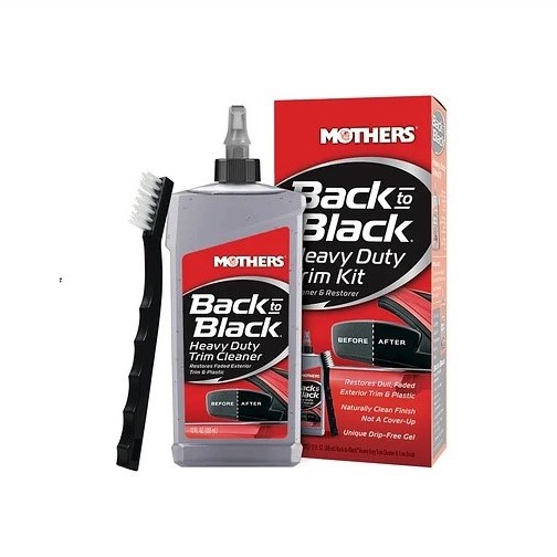 Mothers® Back-to-Black® Heavy Duty Trim Cleaner Kit - Plastik Trim Temizlik Seti  / 355ml
