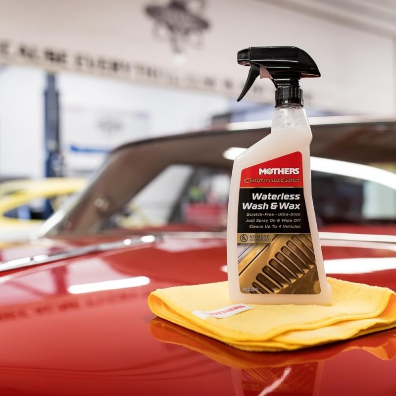 Mothers® California Gold® Waterless Wash & Wax -Susuz Yıkama ve Parlatma Ürünü / 710ml