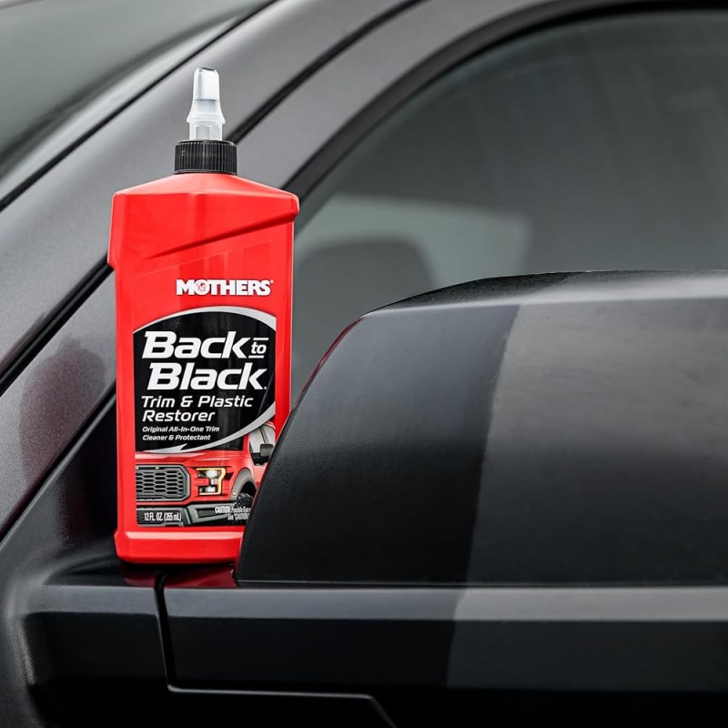 Mothers® Back-to-Black® Trim & Plastic Restorer - Trim ve Plastik Yenileyici / 355ml