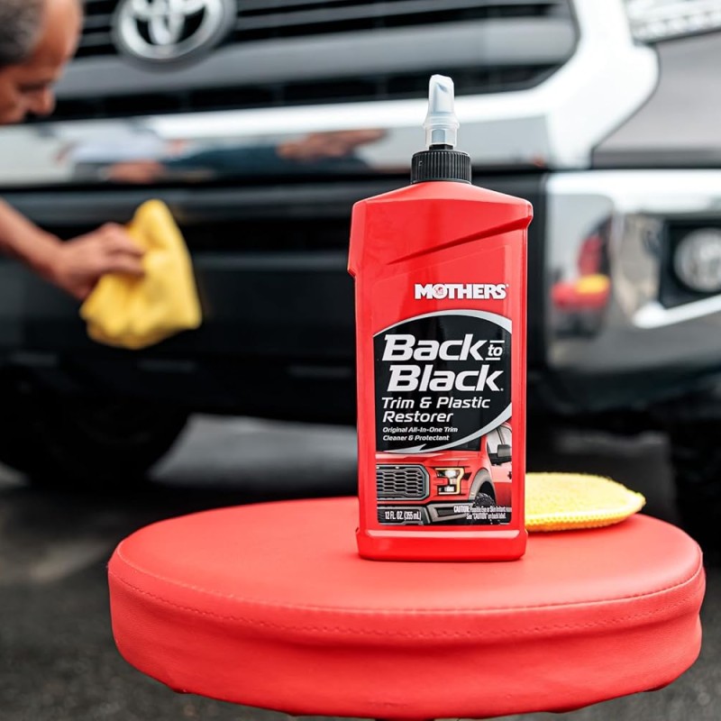 Mothers® Back-to-Black® Trim & Plastic Restorer - Trim ve Plastik Yenileyici / 355ml