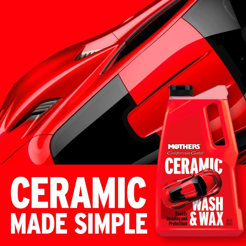                                                                                                                                                 Mothers® California Gold® Ceramic Wash & Wax – Seramikli Ph Nötr Şampuan / 1.478 Litre