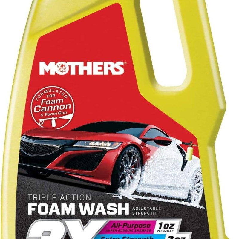 Mothers® 3X Triple Action Foam Wash – Ph Nötr Süper Konsantre Köpüklü Ön Yıkama Şampuan / 2.957 Litre