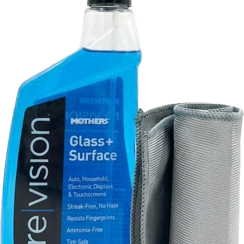 Mothers® Revision® Glass + Surface Cleaner – Cam + Yüzey Temizleyici Ürün / 710 mL + PA Cam Bezi HEDİYELİ