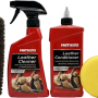 Mothers® Leather Cleaner & Conditioner Kit - Deri Temizlik ve Bakım Seti - ( 4 Parça Ürün )