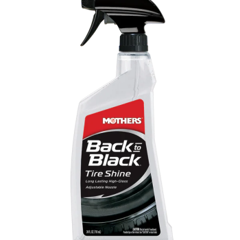                                                                                Mothers® Back-to-Black® Tire Shine High-Gloss – ® Çok Parlak Lastik Parlatıcı Ürünü / 710 mL