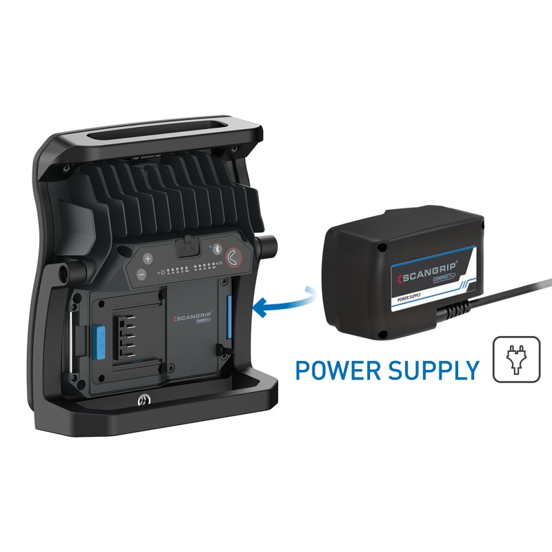 SCANGRIP POWER SUPPLY CONNECT - CONNECT çalışma ışığını kablolu bir modele dönüştürün