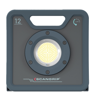 SCANGRIP NOVA 12 - BLUETOOTH ışık kontrolüne sahip dayanıklı 12000 lümen LED çalışma ışığı