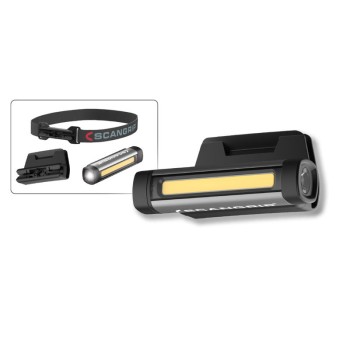 SCANGRIP FLEX WEAR KIT- 100 lümenlik Kafa bandı ve şapka montajı dahil LED lamba