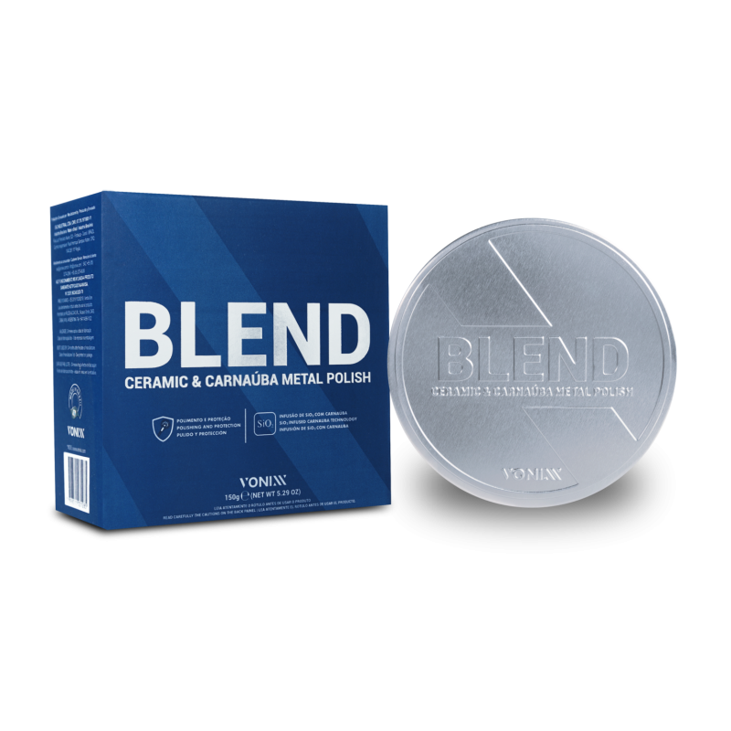   Vonixx Blend Ceramic & Carnauba Metal Polish  – Seramikli ve Carnauba Özlü Krom - Metal Temizleme , Parlatma ve Koruma Cilası - 150 ml