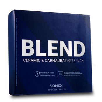   Vonixx Blend Black Edition Ceramic & Carnauba Wax – Siyah ve Koyu Renkli Araçlar için Seramikli Carnauba Wax - 100 ml + Uygulama Aplikatörü