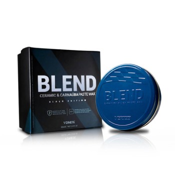   Vonixx Blend Black Edition Ceramic & Carnauba Wax – Siyah ve Koyu Renkli Araçlar için Seramikli Carnauba Wax - 100 ml + Uygulama Aplikatörü