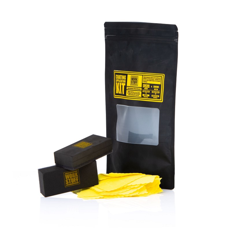                    Work Stuff Coating Applicator Kit -12 (10 Adet bez + 2 Adet takoz ) Parça Seramik Kaplama Uygulama Kiti